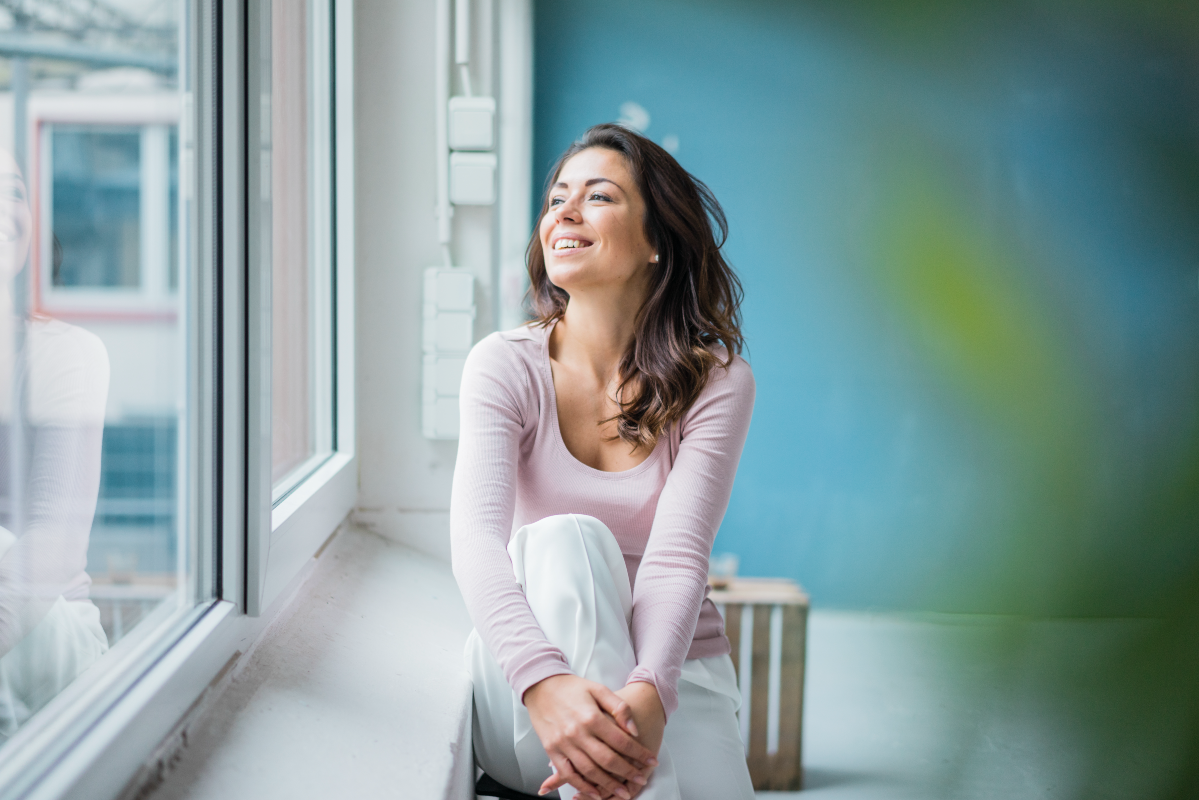 Mujer en la ventana